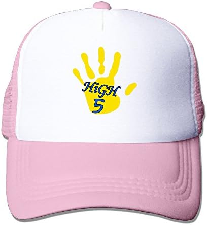 JUN J Give High 5 Baseball Hats Pink