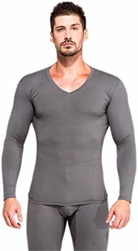 Yall Men Underwear V Modal Winter Clothes Suit Collar