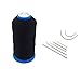 Haobase Black Bonded Nylon Sewing Thread 1500 Yard Size T70 #69