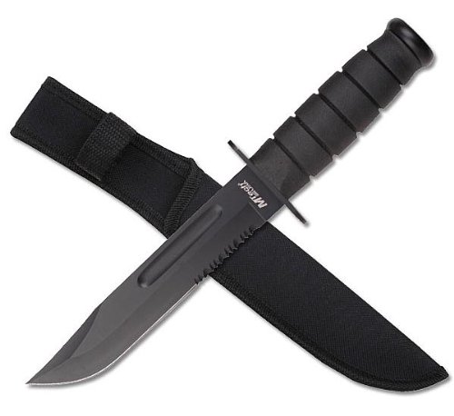 MTECH USA MT-122BK Fixed Blade Knife 12-Inch Overall