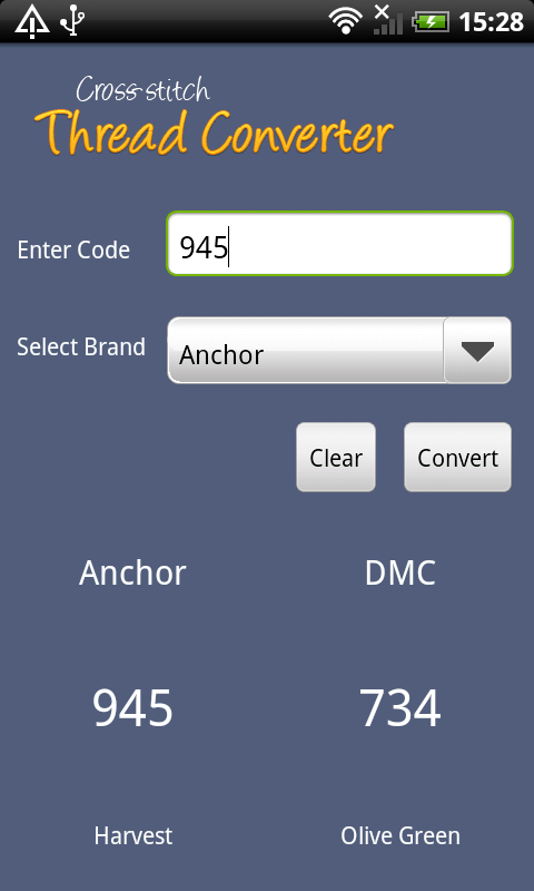 Cross-stitch Thread Converter