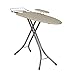 Household Essentials Household essentials 9718401 wide top 4leg mega ironing board with adjustable height and bonus sleeve board natural cotton cover, 16 Pound