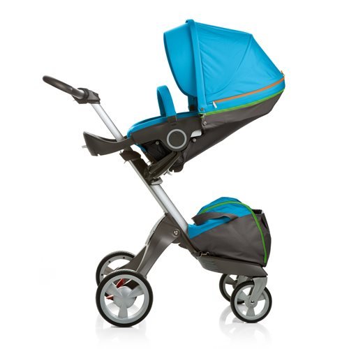 Stokke Xplory Stroller - Urban Blue with Carrycot