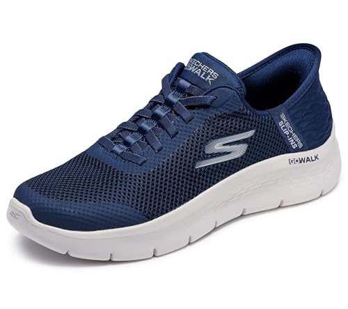 Femme Go Walk Flex Grand Entry Slip-In ENTRAINEUSE, Navy Textile/White Trim, 39 EU