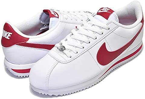 Amazon ナイキ コルテッツ ベーシック レザー Cortez Basic Leather Wht Gym Red スニーカー メンズ ホワイト レッド カジュアル 25 5cm Us7h 並行輸入品 Nike ナイキ スニーカー