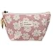Cosmetic Bag, Kinghard Portable Travel Makeup Case Pouch Toiletry Wash Organizer (Pink)