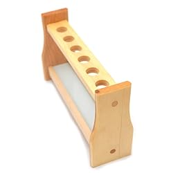 Chiloskit 21mm/0.81" Hole Wood Wooden Test Tube