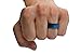 BULZi Wedding Bands, Massaging Comfort Fit Premium Silicone Ring with Airflow, Men's 8mm Classic Dome Design, Breathable Flexible Work Safety Comfort (Navy Size 10)
