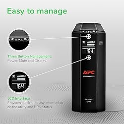 APC UPS 1500VA UPS Battery Backup and Surge