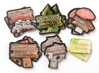 Mysterious Woods Markers