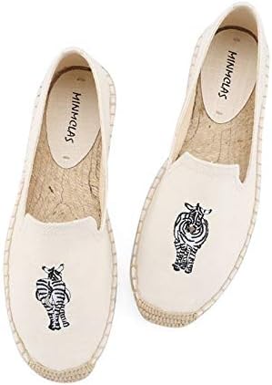YOPAIYA Flax Hemp Canvas For Girl Shoes Fashion Lovely Cat Comfortable Womens Casual Espadrilles Shoes Breathable,41