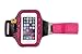 FLEXIFOIL Android and iPhone Case for Arm Cell Phone and iPod Protector Armband - Fitness Accessories for Crossfit Running Sports and Exercise - Men and Women's Neoprene Sportsband with Safety LEDs