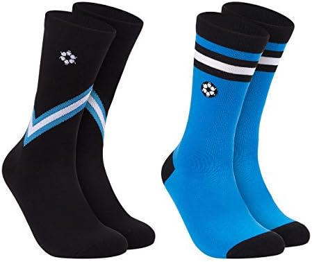 World Cup Jersey Socks – 2-Pair Crew Socks for Men, Argentina National Team Jersey Design