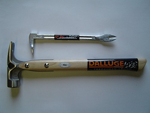 Click Here to See More Images Dalluge 7180 16 oz Titanium Hammer Milled Face w/Dalluge DA Bar 4280 Nail Puller Included!