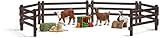 Schleich Children's Farm Life Zoo Play Set