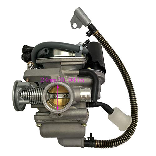 150cc Carburetor for GY6 4 Stroke Engines Electric Choke Motorcycle Scooter 152QMJ 157QMI with Air Filter Intake Manifold