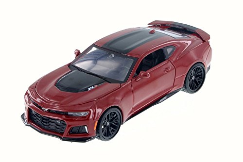 2017 Chevy Camaro ZL1, Red - Maisto 31512R - 1/24 Scale Diecast Model Toy Car