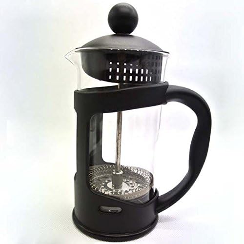 Delicate Coffee Maker Tea Pot Accessories Food Grade Plastic And Glass Top Metal Band With Boiling Water 350ml