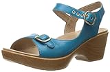 Dansko Women's Joanie Capri Blue Wedge Sandal
