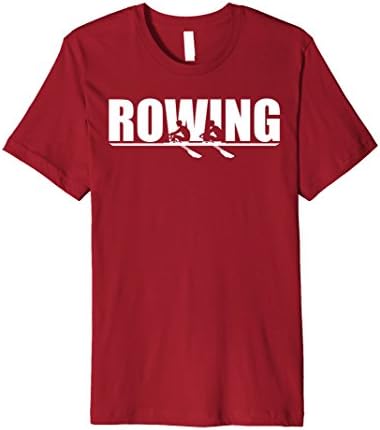 Mens Rowers Rowing Gift Tee Shirt Large Cranberry