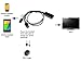 CableDeconn Mydp Slimport to Hdmi (Micro USB to Hdmi) Hdtv Full Hd Adapter Cable for Lg G2 Pro Google Ausu Nexus 4 5 7 2nd E960 F240k Padfone with Charging Cable