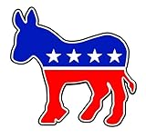 Democratic Donkey Democrat Vinyl Sticker Decal