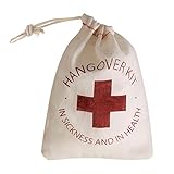 Ling's moment 10pcs 4 x 6 Inch Bachelorette Party Gift Bags Hangover Kit Bags Bridesmaid Gifts Bags Destination Wedding Welcome Bags