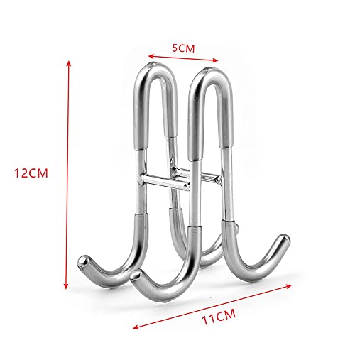 Gmtglla Shower Glass Door Hook,304 Stainless Steel Towel Hook for