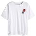 Women Summer Casual T Shirt, Tenworld Teen Girls Short Sleeve Funny T-Shirts (S, White)