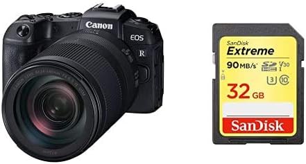 Amazon Co Jp Canon キヤノン ミラーレス一眼カメラ Eos Rp Rf24 240 Is Usm レンズキットブラック Eosrpisusmlk Sandisk Sdカードセット 家電 カメラ