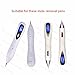 Pro Spot Eraser Needle Set Yartar Mole Removal Pen Needles 50 Fine Needles + 1 Big Needle + 1 Needle Base Skin Tag Remover Spot Pen Needles