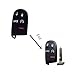 2pc New Black Silicone 5 Button Keyless Remote Key Protect Holder Cover Fob for Chrysler 300 Dodge Challenger Dodge Charger Dart Durango Journey Jeep Grand Cherokee Key Case Bag Jacke Fob