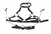 Women Fantasy Collar Restraint Bondage Bra Costumes With Open Mouth Gag & Nipple Clamps