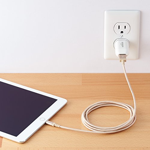 Amazon Basics Nylon Braided Lightning to USB A Cable, MFi Certified