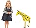 Walking Animal Balloons Pet Balloon Air Walkers, Kids Animal Theme Birthday Party Supplies Birthday Decorations (Giraffe)