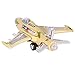 Best Choice Products Kids Toy F-16 Fighter Jet Airplane with Flashing Lights, Sound, Bump & Go Action, Beige