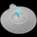 Heart Cute Silicone Cup Lid Cover Cap w/Spoon Holder