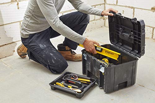 Stanley FatMax Pro-Stack Werkzeugkoffer / Werkzeugkasten VI FMST1-71971 (23L Fassungsvermögen, mit Metallschließen und… – Bild 5