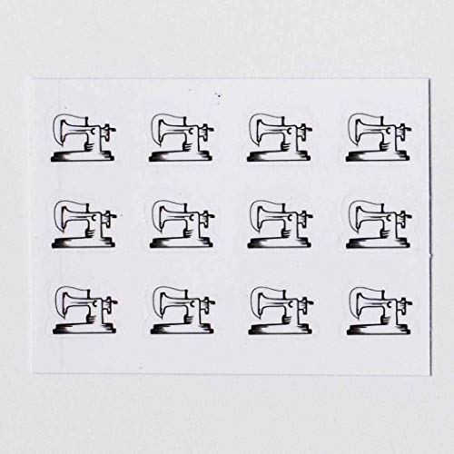 Sewing Planner Stickers, 120 Clear Sewing Machine Craft Planner Labels Scrapbooking Crafting Stickers - Thumbnail 2