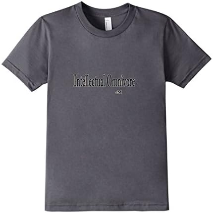 Kids Calvin Mira T shirt cool t shirts tee Intellectual omnivore 10 Asphalt