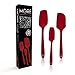 More Cuisine Essentials - 3 DAY Dec. SALE, Original Eco-Friendly 3 Piece Silicone Spatula Set - Ergonomically Designed Handles w/Steel Core