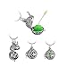 10pcs Christmas Snowflakes Alloy Bead Cage Pendant - Add Your Own Pearls, Stones, Rock to Cage,Add Perfume and Essential Oils to Create a Scent Diffusing Locket Pendant Charms Christmas Gift C8697