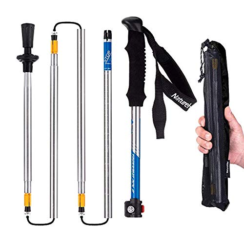 Naturehike Foldable Trekking Pole, Collapsible and Adjustable Hiking