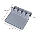 Kitchen Utensil Rest for Counter,Silicone Spoon Rest for Stove Top with Drip Pad,Heat-Resistant, BPA-Free Cooking Accessories Holder for Spatula, Ladles, Tongs,Brush and Other Gadgets(Gray)