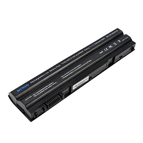 Dell Latitude E6420 E6430 Battery for E6520 E6530 E5420 E5520 E5430 E5530 2P2MJ T54FJ 12-1325 312-1165 M5Y0X PRV1Y-18 Months Warranty(11V 5200mAh 6Cells)