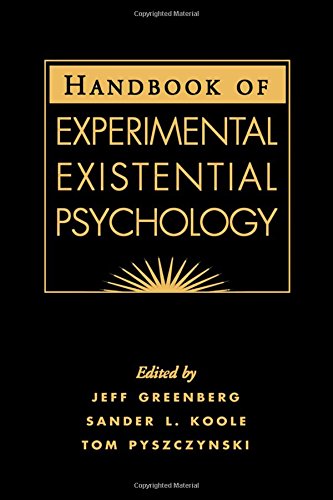 Handbook of Experimental Existential Psychology