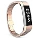 MoKo Fitbit Alta HR and Alta Band, Stainless Steel Replacement Smart Watch Wrist Strap Bracelet with Butterfly Buckle Clasp for Fitbit Alta / Fitbit Alta HR, Fits 5.11