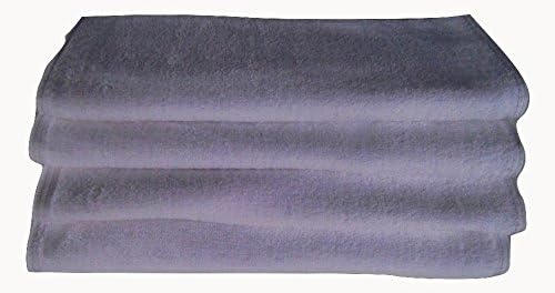 4 _ Pack 11" x18" _ White Fingertip Towels 100% Cotton - Terry-Velour