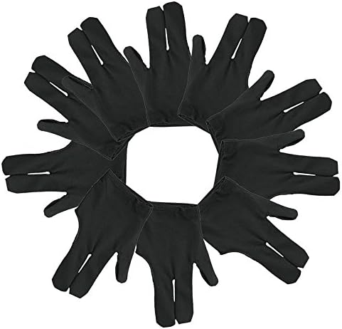 10 x Nylon Snooker Billiard Cue Glove Pool Left Hand Three Finger Accessory