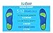 Neon Fix Premium Grade Orthotic Insole by KidSole, (24 CM) Kids Size 4-6